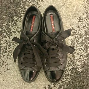 Prada glitter sneaker